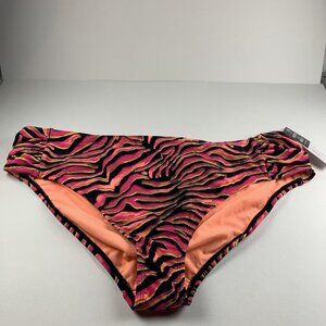 Salt + Cove Trendy Bikini Bottoms Women's 2 (20/22) Multi Soft Side Tab Mid-Rise